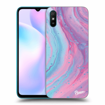 Szilikon tok erre a típusra Xiaomi Redmi 9AT - Pink liquid