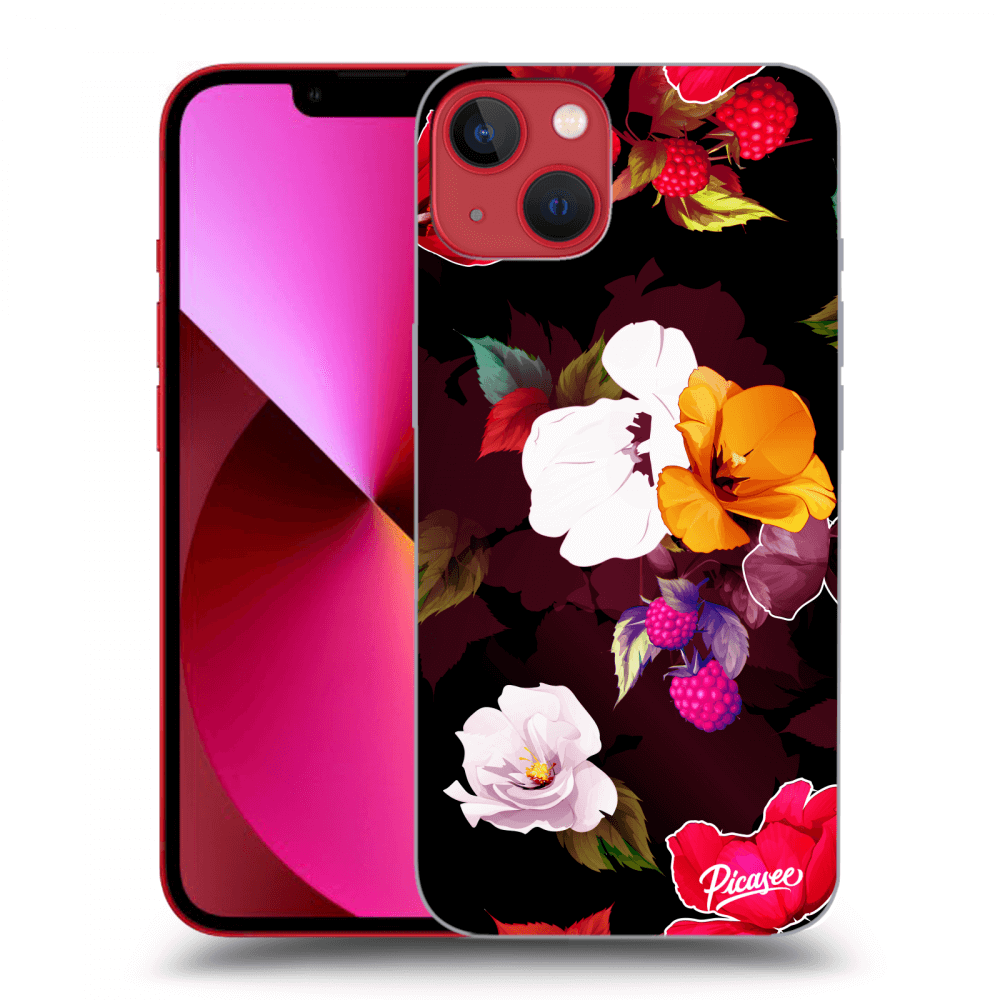 Picasee ULTIMATE CASE MagSafe Apple iPhone 13 - készülékre - Flowers and Berries