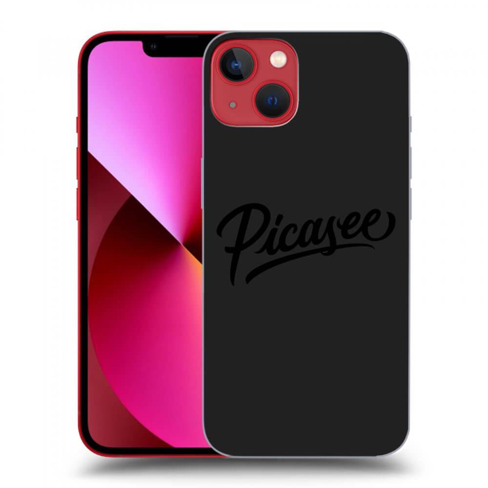 Picasee fekete szilikon tok az alábbi mobiltelefonokra Apple iPhone 13 - Picasee - black