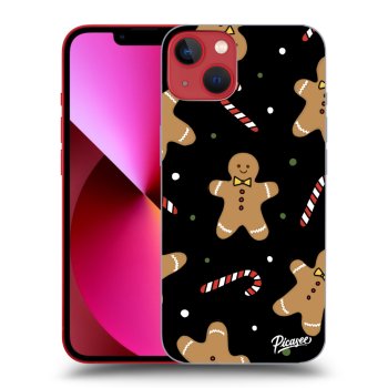 Picasee fekete szilikon tok az alábbi mobiltelefonokra Apple iPhone 13 - Gingerbread