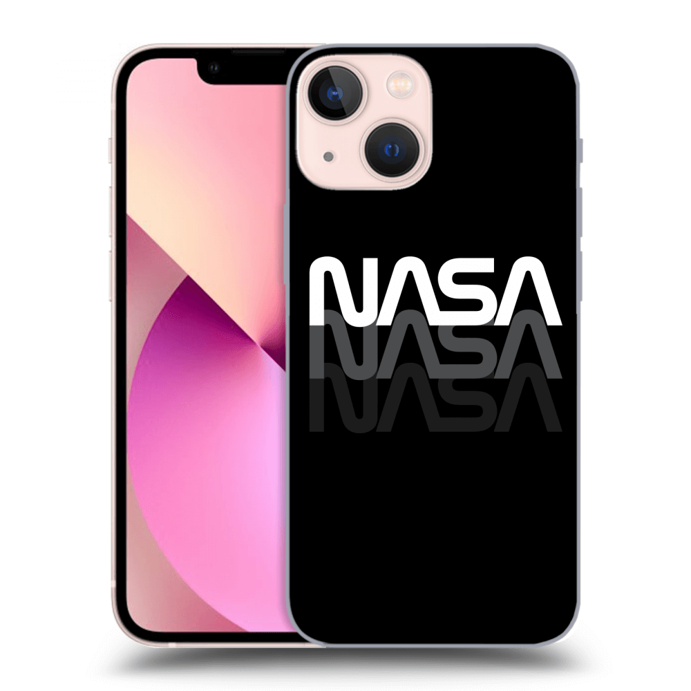Picasee átlátszó szilikon tok az alábbi mobiltelefonokra Apple iPhone 13 mini - NASA Triple