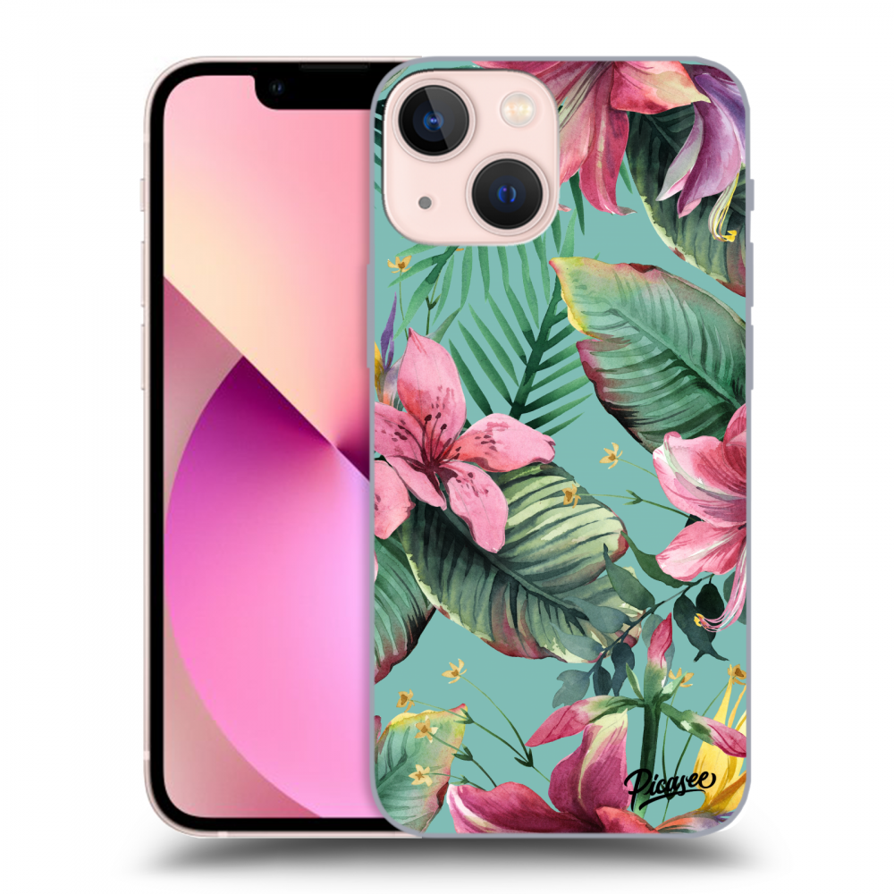Picasee átlátszó szilikon tok az alábbi mobiltelefonokra Apple iPhone 13 mini - Hawaii