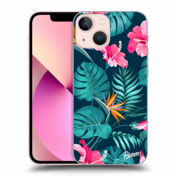 Szilikon tok erre a típusra Apple iPhone 13 mini - Pink Monstera