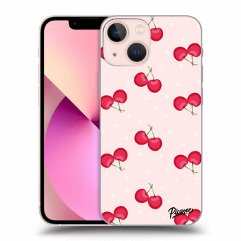 Szilikon tok erre a típusra Apple iPhone 13 mini - Cherries