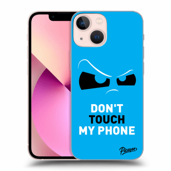 Szilikon tok erre a típusra Apple iPhone 13 mini - Cloudy Eye - Blue