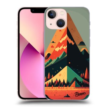 Picasee fekete szilikon tok az alábbi mobiltelefonokra Apple iPhone 13 mini - Oregon