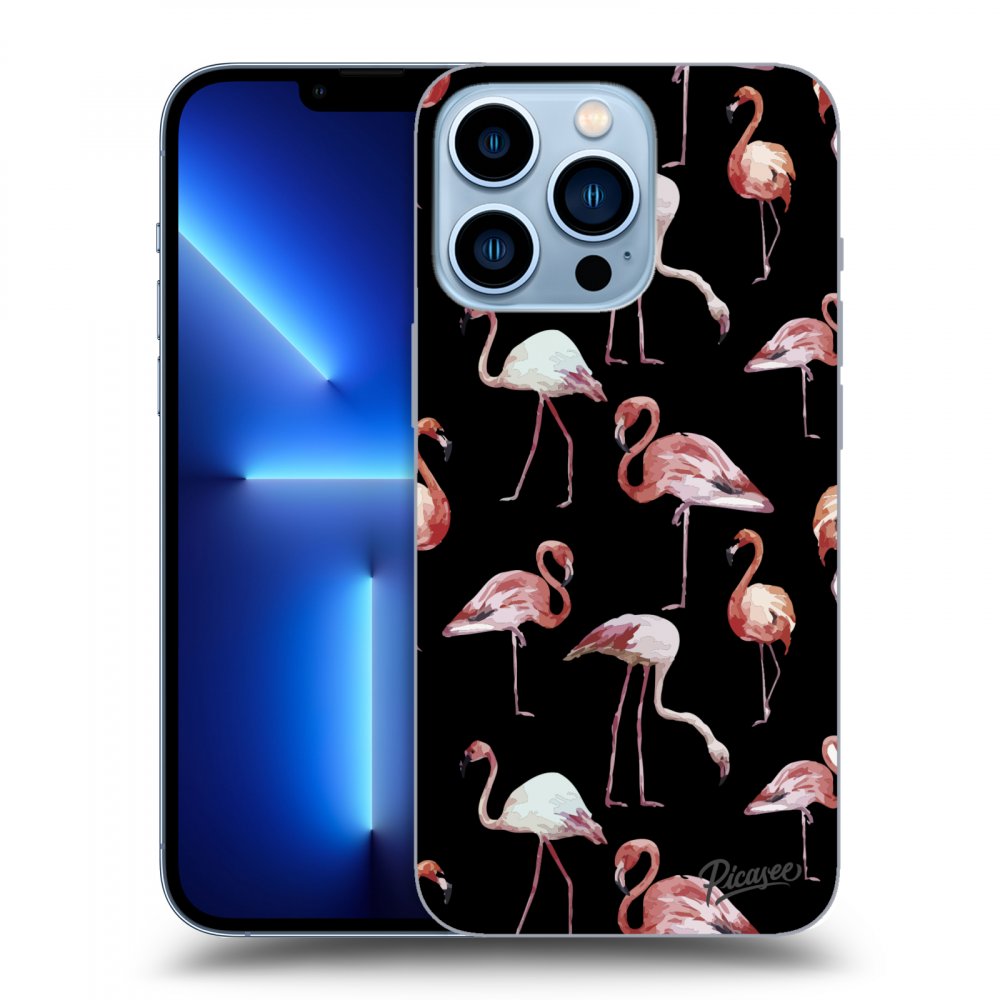 Picasee ULTIMATE CASE MagSafe Apple iPhone 13 Pro - készülékre - Flamingos