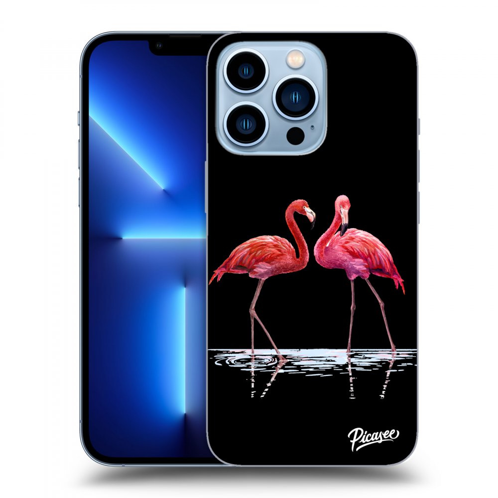 Picasee ULTIMATE CASE Apple iPhone 13 Pro - készülékre - Flamingos couple
