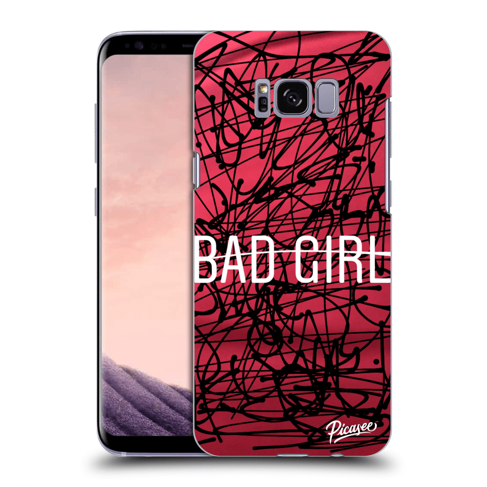 Picasee átlátszó szilikon tok az alábbi mobiltelefonokra Samsung Galaxy S8+ G955F - Bad girl