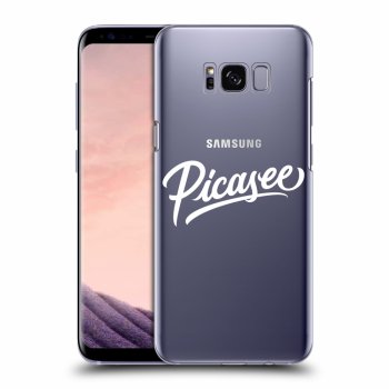 Picasee átlátszó szilikon tok az alábbi mobiltelefonokra Samsung Galaxy S8+ G955F - Picasee - White