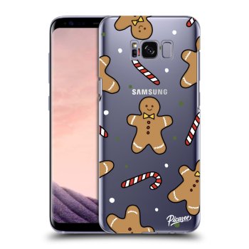 Picasee átlátszó szilikon tok az alábbi mobiltelefonokra Samsung Galaxy S8+ G955F - Gingerbread