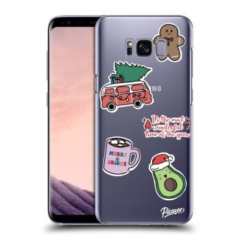 Tok az alábbi mobiltelefonokra Samsung Galaxy S8+ G955F - Christmas Stickers