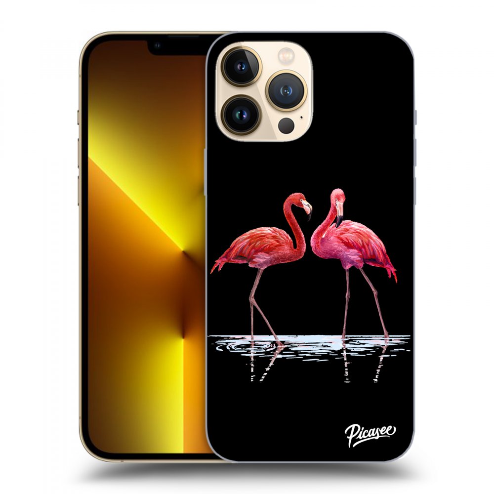 Picasee ULTIMATE CASE MagSafe Apple iPhone 13 Pro Max - készülékre - Flamingos couple