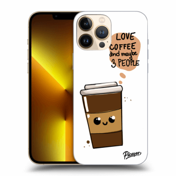 Szilikon tok erre a típusra Apple iPhone 13 Pro Max - Cute coffee