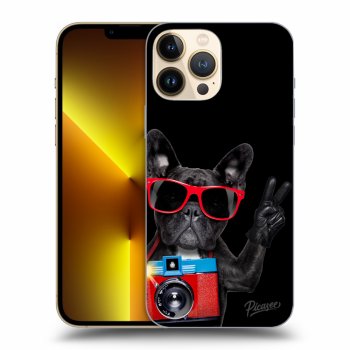 Szilikon tok erre a típusra Apple iPhone 13 Pro Max - French Bulldog