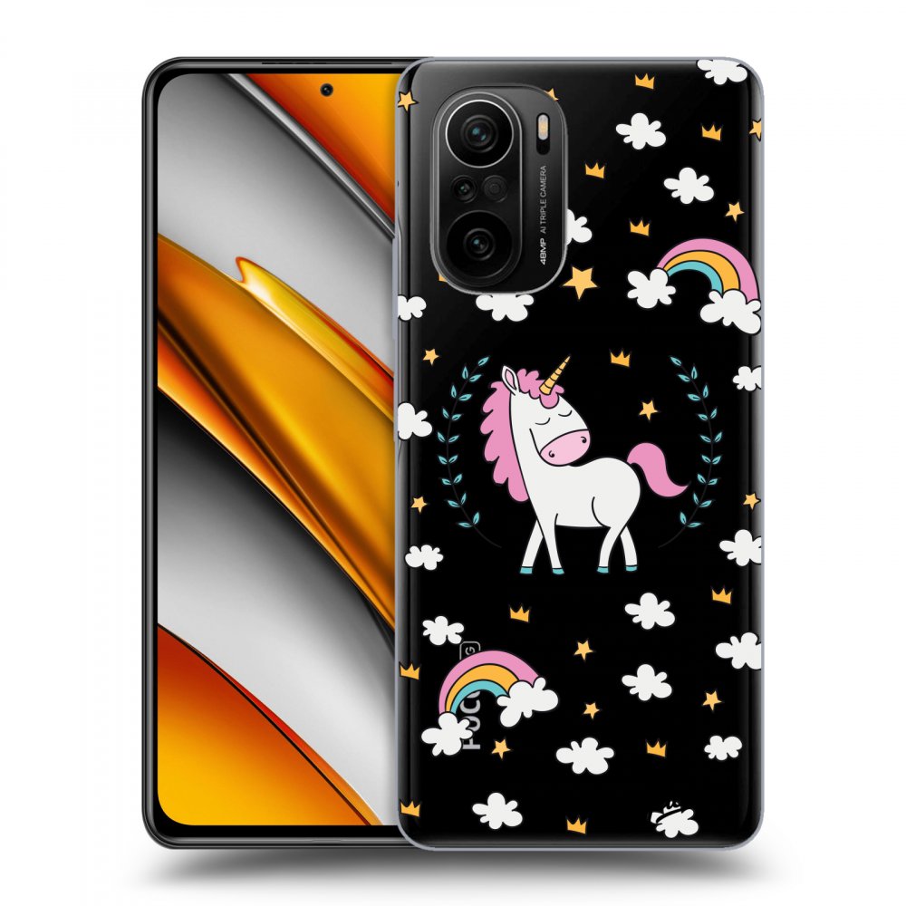 Picasee átlátszó szilikon tok az alábbi mobiltelefonokra Xiaomi Poco F3 - Unicorn star heaven
