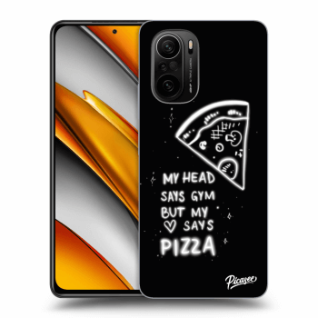 Picasee átlátszó szilikon tok az alábbi mobiltelefonokra Xiaomi Poco F3 - Pizza