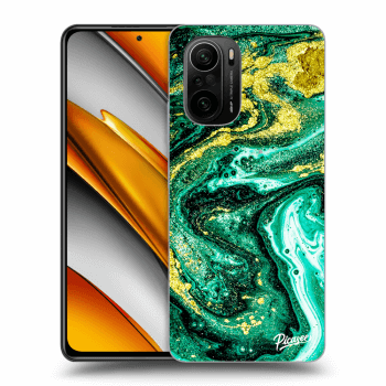 Szilikon tok erre a típusra Xiaomi Poco F3 - Green Gold