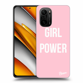 Picasee fekete szilikon tok az alábbi mobiltelefonokra Xiaomi Poco F3 - Girl power