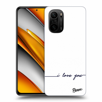 Picasee ULTIMATE CASE Xiaomi Poco F3 - készülékre - I love you