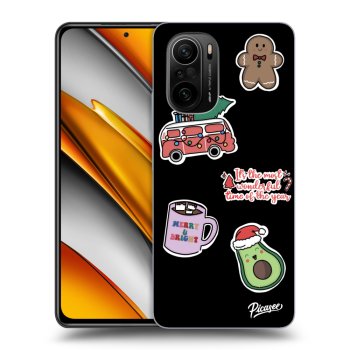 Picasee ULTIMATE CASE Xiaomi Poco F3 - készülékre - Christmas Stickers