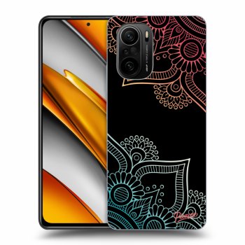 Szilikon tok erre a típusra Xiaomi Poco F3 - Flowers pattern