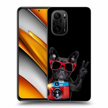 Szilikon tok erre a típusra Xiaomi Poco F3 - French Bulldog