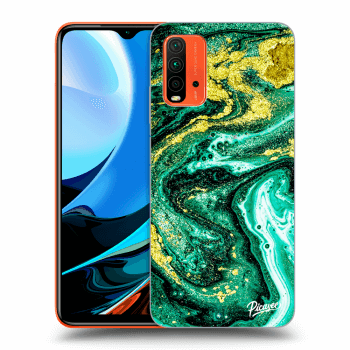 Szilikon tok erre a típusra Xiaomi Redmi 9T - Green Gold