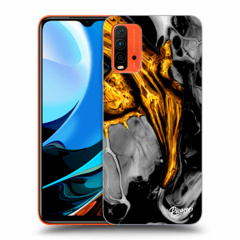 Szilikon tok erre a típusra Xiaomi Redmi 9T - Black Gold