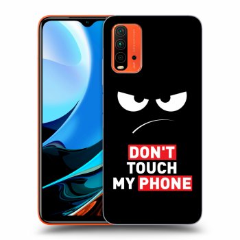 Szilikon tok erre a típusra Xiaomi Redmi 9T - Angry Eyes - Transparent