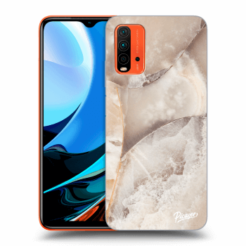 Szilikon tok erre a típusra Xiaomi Redmi 9T - Cream marble