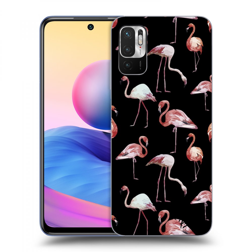Picasee ULTIMATE CASE Xiaomi Redmi Note 10 5G - készülékre - Flamingos
