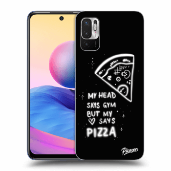 Picasee átlátszó szilikon tok az alábbi mobiltelefonokra Xiaomi Redmi Note 10 5G - Pizza