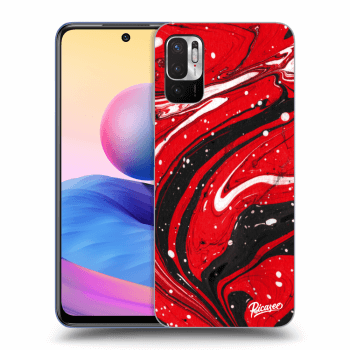 Szilikon tok erre a típusra Xiaomi Redmi Note 10 5G - Red black