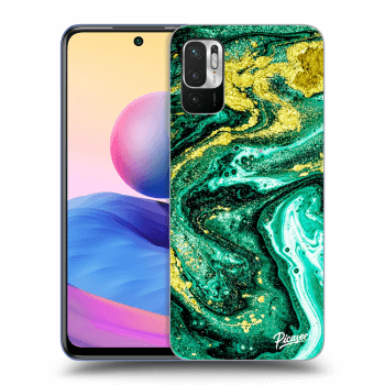 Szilikon tok erre a típusra Xiaomi Redmi Note 10 5G - Green Gold