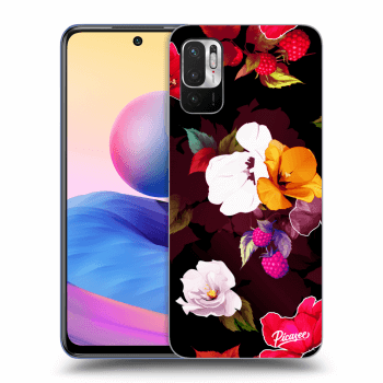 Szilikon tok erre a típusra Xiaomi Redmi Note 10 5G - Flowers and Berries