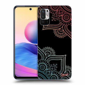 Szilikon tok erre a típusra Xiaomi Redmi Note 10 5G - Flowers pattern