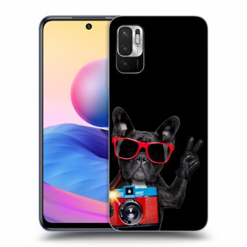 Szilikon tok erre a típusra Xiaomi Redmi Note 10 5G - French Bulldog