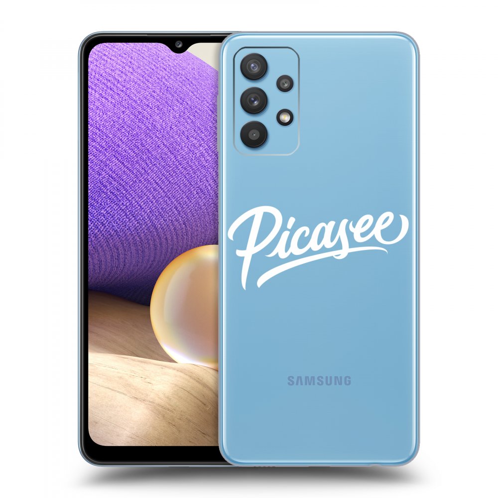 Picasee átlátszó szilikon tok az alábbi mobiltelefonokra Samsung Galaxy A32 4G SM-A325F - Picasee - White