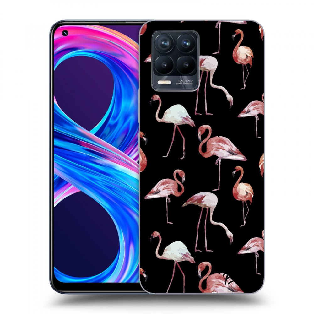 Picasee ULTIMATE CASE Realme 8 Pro - készülékre - Flamingos