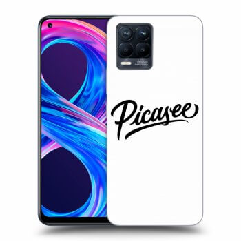 Szilikon tok erre a típusra Realme 8 Pro - Picasee - black