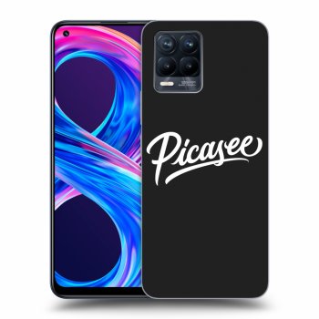 Picasee fekete szilikon tok az alábbi mobiltelefonokra Realme 8 Pro - Picasee - White