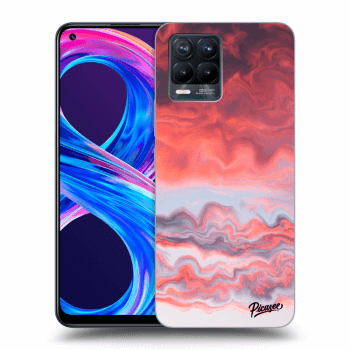 Szilikon tok erre a típusra Realme 8 Pro - Sunset