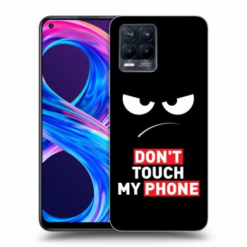 Szilikon tok erre a típusra Realme 8 Pro - Angry Eyes - Transparent