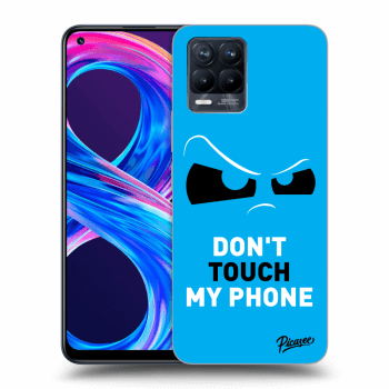 Szilikon tok erre a típusra Realme 8 Pro - Cloudy Eye - Blue