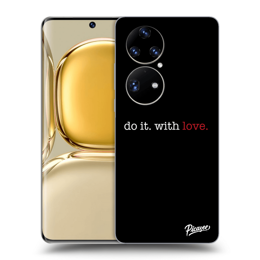 Picasee fekete szilikon tok az alábbi mobiltelefonokra Huawei P50 - Do it. With love.
