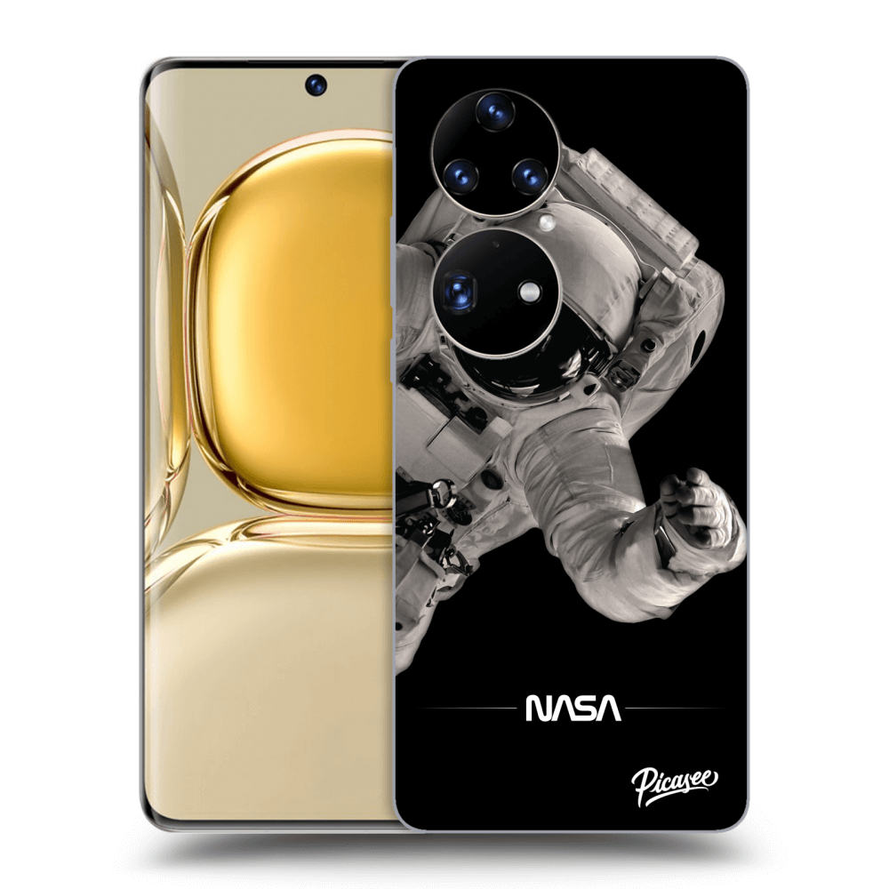 Picasee fekete szilikon tok az alábbi mobiltelefonokra Huawei P50 - Astronaut Big