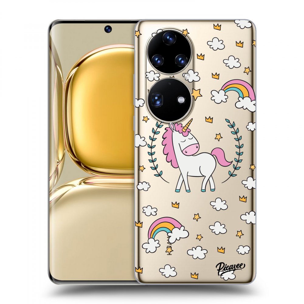 Picasee átlátszó szilikon tok az alábbi mobiltelefonokra Huawei P50 - Unicorn star heaven