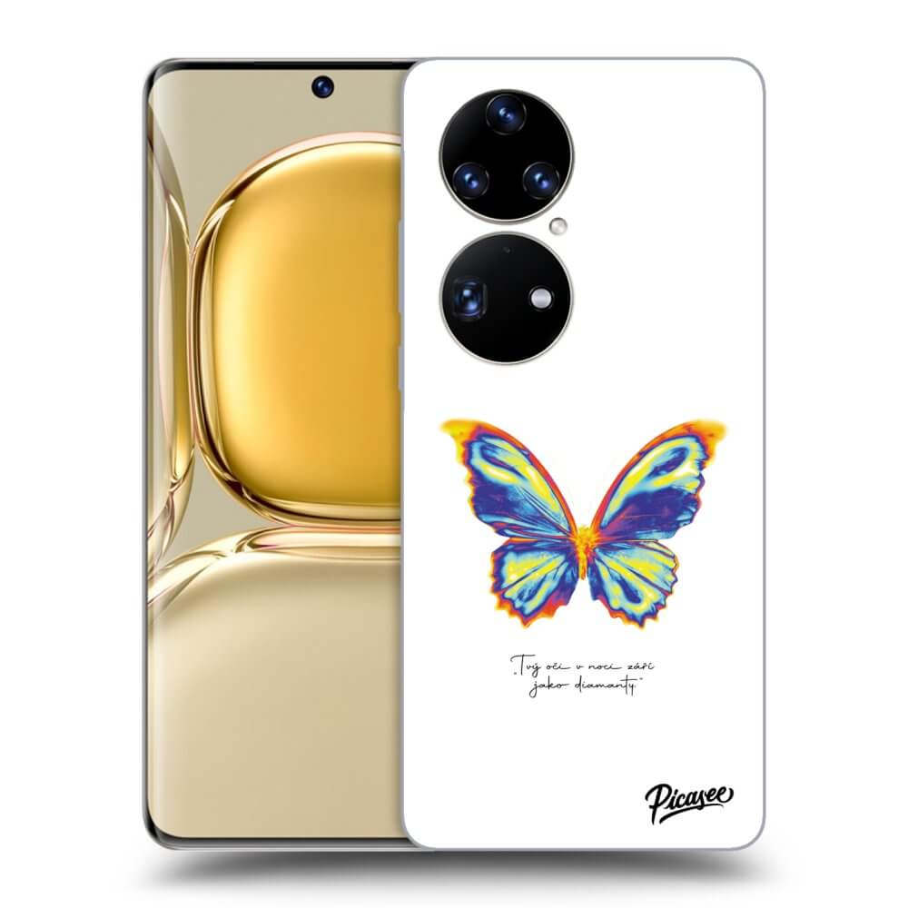 Picasee átlátszó szilikon tok az alábbi mobiltelefonokra Huawei P50 - Diamanty White