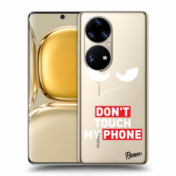Picasee átlátszó szilikon tok az alábbi mobiltelefonokra Huawei P50 - Angry Eyes - Transparent